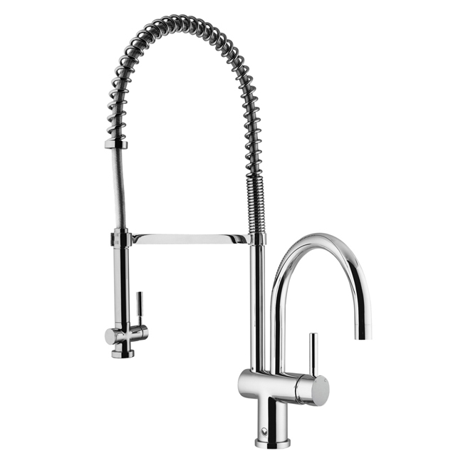 Dresden Chrome Pull-Down Spray Kitchen Faucet