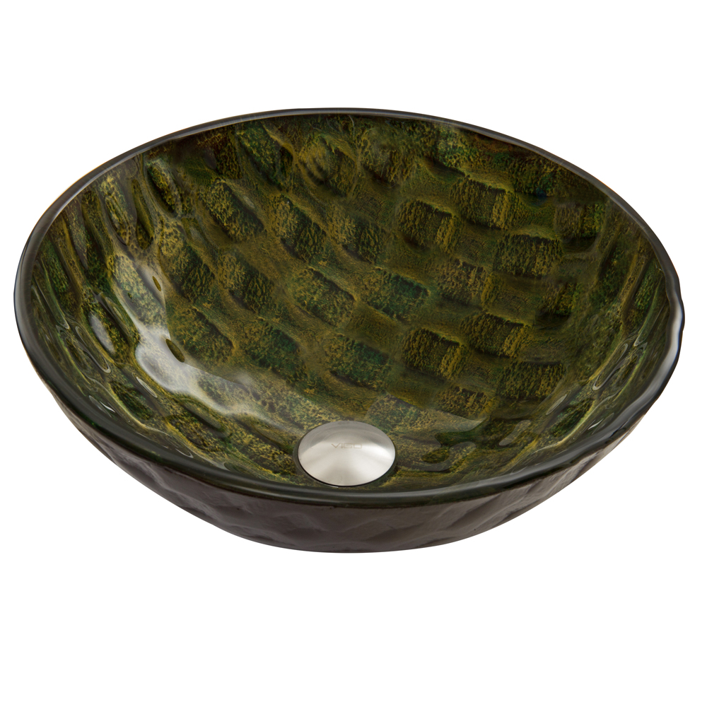 Amazonia Glass Vessel Bathroom Sink