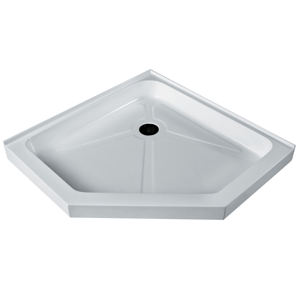 47 x 47 Short - Low Profile Neo-Angle Shower Tray White