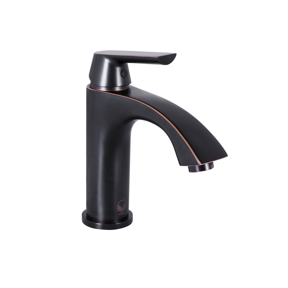 Penela Single Lever Antique Rubbed Bronze Finish Faucet with Pop Up