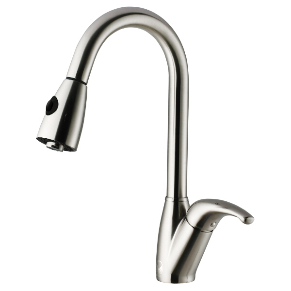 Romano Stainless Steel Pull-Down Spray Kitchen Faucet Romano Stainless Steel Pull-Down Spray Kitchen Faucet