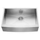 33-inch Farmhouse Zero Radius Single Bowl