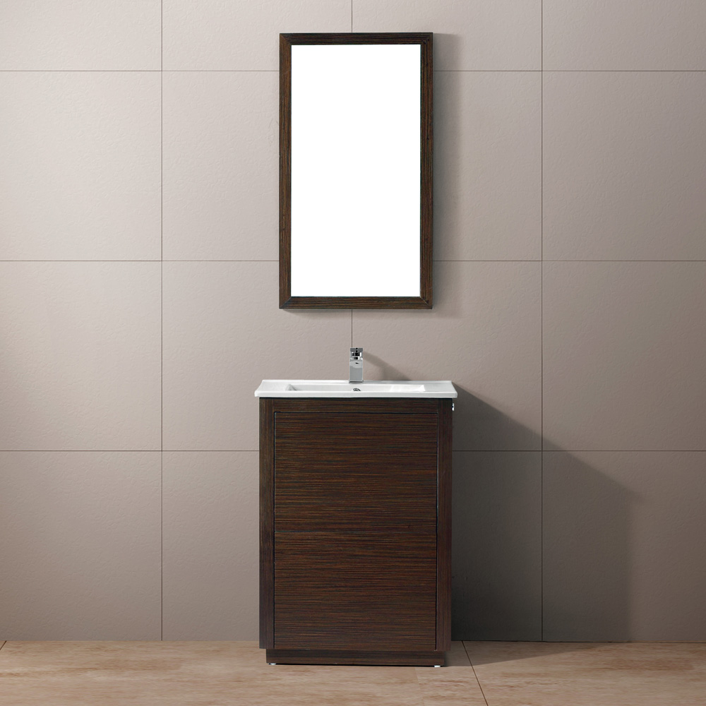24-inch Saba Single Bathroom Vanity with Mirror