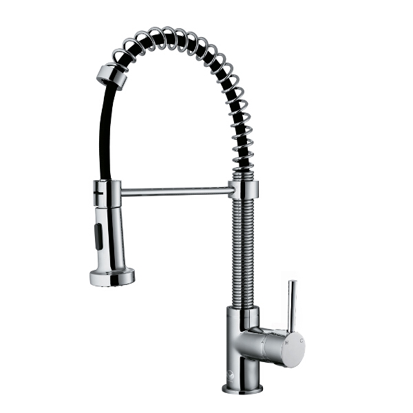 Edison Chrome Pull-Down Spray Kitchen Faucet