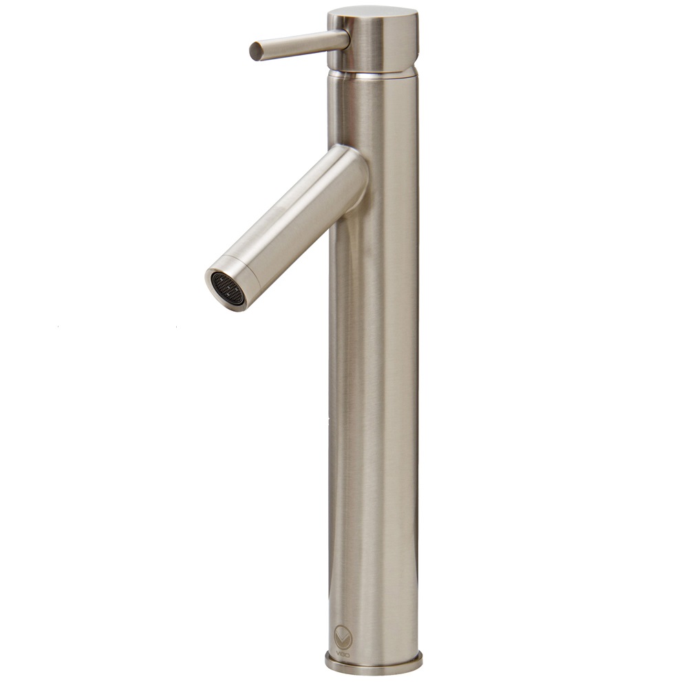 Dior Bathroom Vessel Faucet in Brushed Nickel