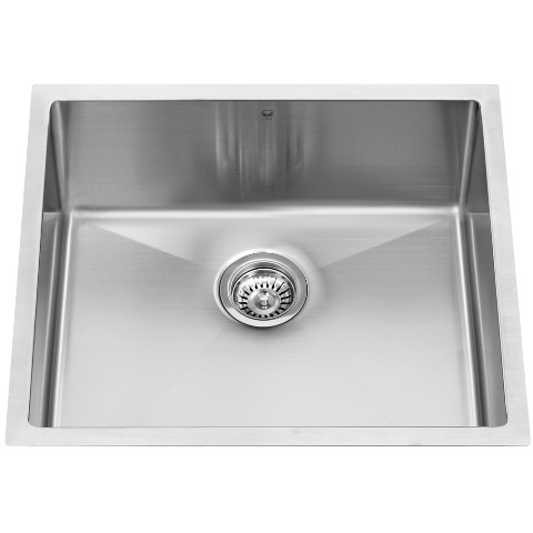23-inch Undermount Stainless Steel 16 Gauge Single Bowl Kitchen Sink