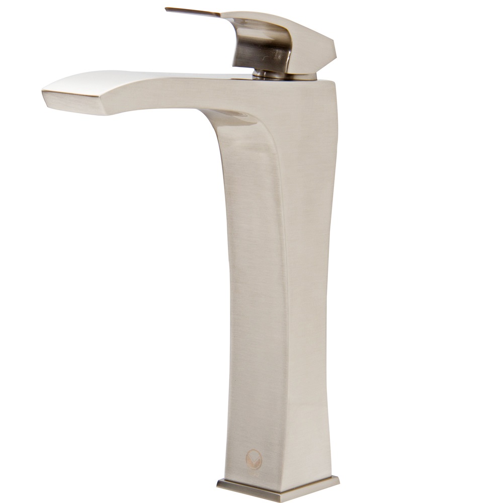 Blackstonian Bathroom Vessel Faucet in Brushed Nickel