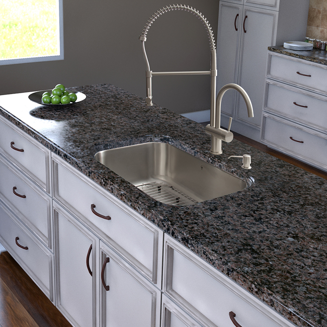 All in One 30-inch Undermount Stainless Steel Kitchen Sink and Faucet Set