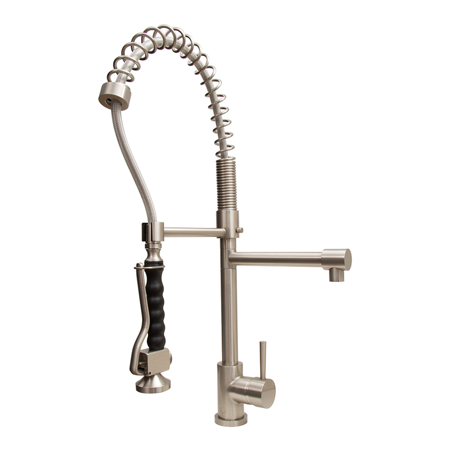 Zurich Stainless Steel Pull-Down Spray Kitchen Faucet