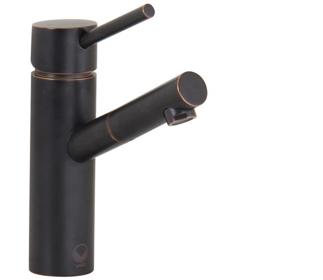 Noma Single Lever Antique Rubbed Bronze Finish Faucet with Pop Up