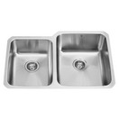 32-inch Undermount 18 Gauge Double Bowl Kitchen Sink