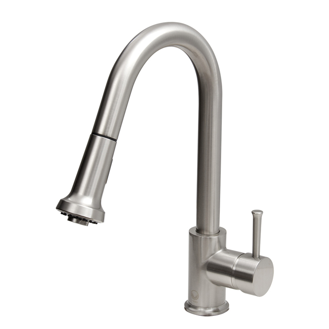 Harrison Stainless Steel Pull-Down Spray Kitchen Faucet