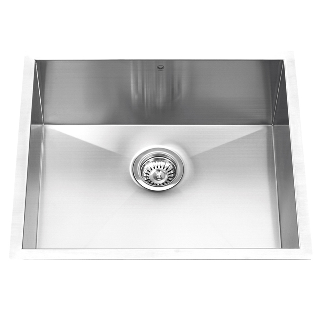 23-inch Undermount Stainless Steel 16 Gauge Single Bowl Kitchen Sink