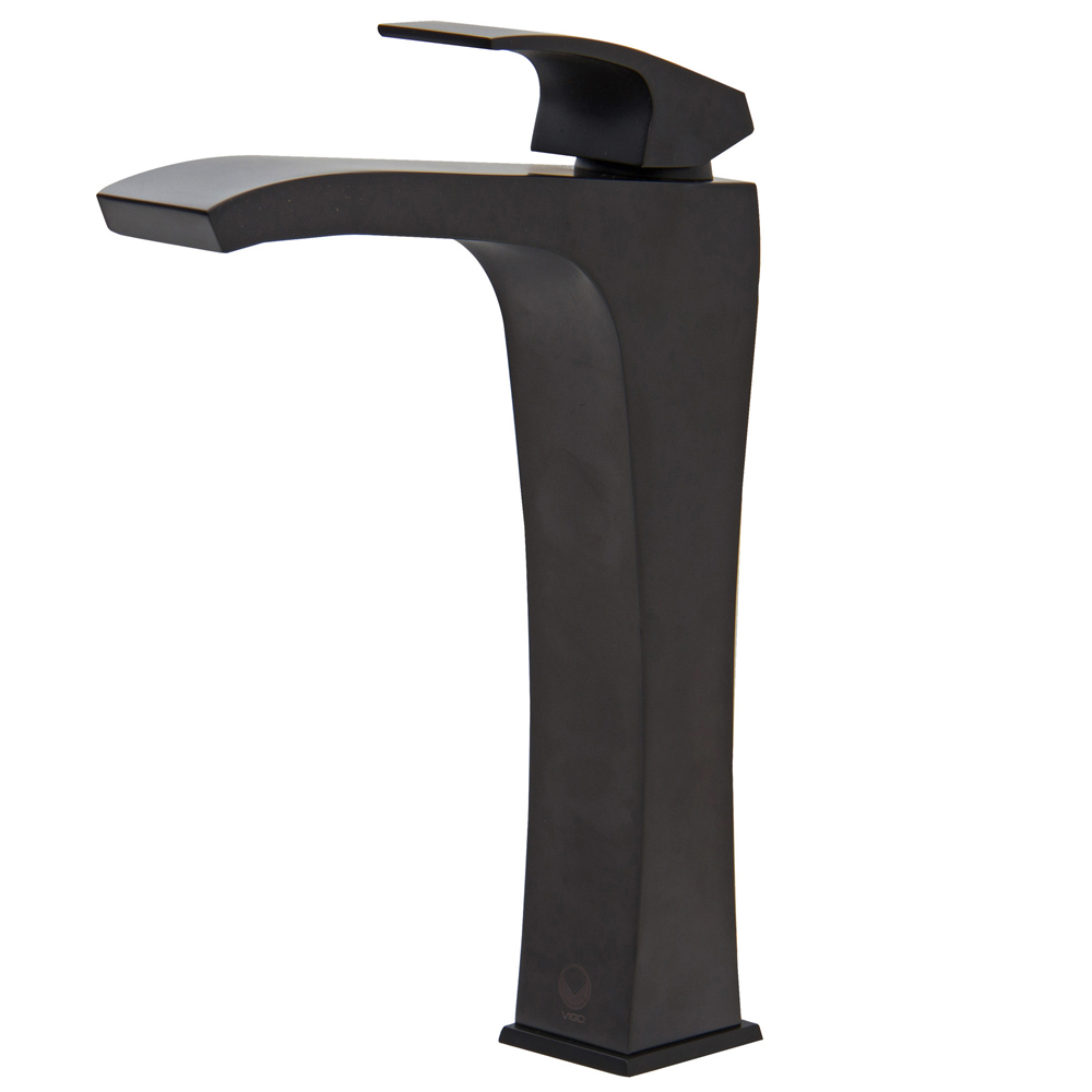 Blackstonian Bathroom Vessel Faucet in Matte Black