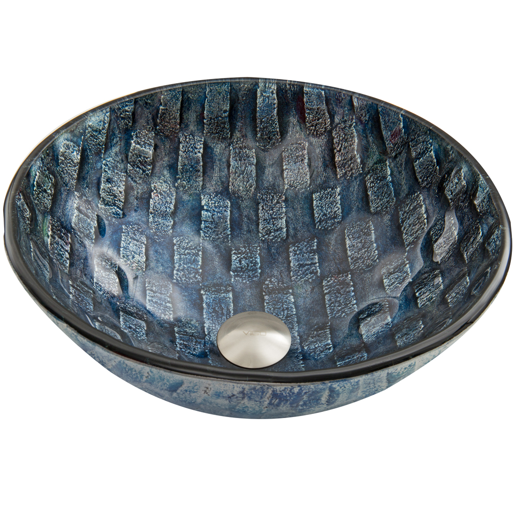 Rio Glass Vessel Bathroom Sink