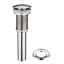 Brushed Nickel Vessel Sink Pop-up Drain and Mounting Ring