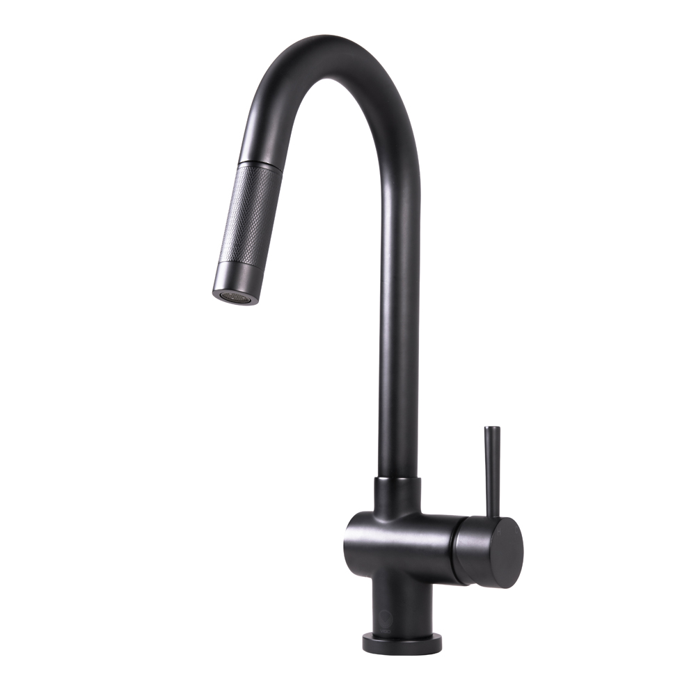 Gramercy Matte Black Pull-Down Kitchen Faucet