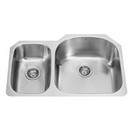 32-inch Undermount Stainless Steel 18 Gauge Double Bowl Kitchen Sink