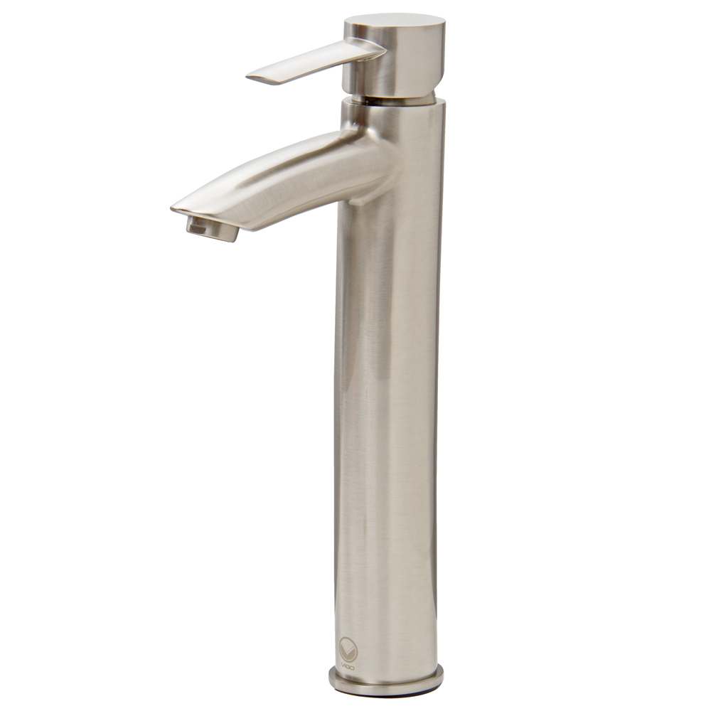Shadow Bathroom Vessel Faucet in Brushed Nickel