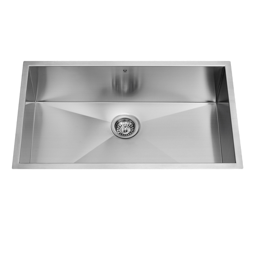 30-inch Undermount Stainless Steel 16 Gauge Single Bowl Kitchen Sink
