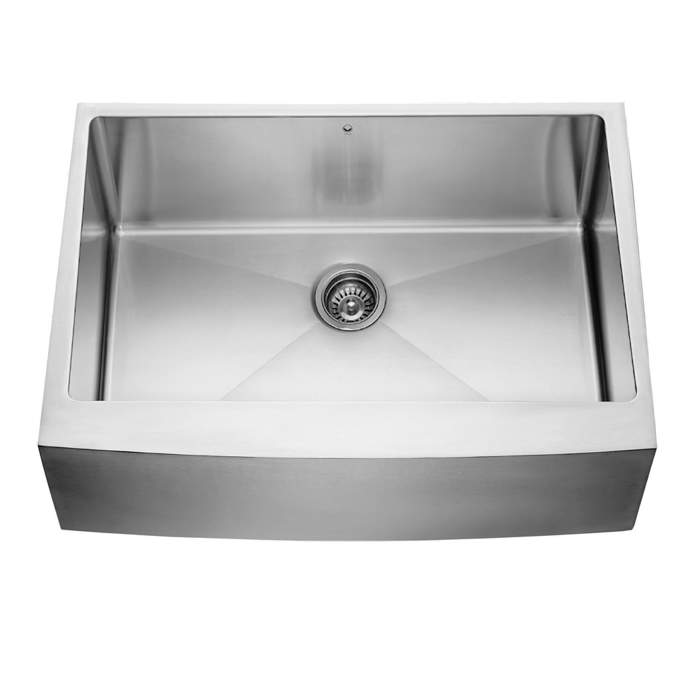 30-inch Farmhouse 15mm Radius Single Bowl