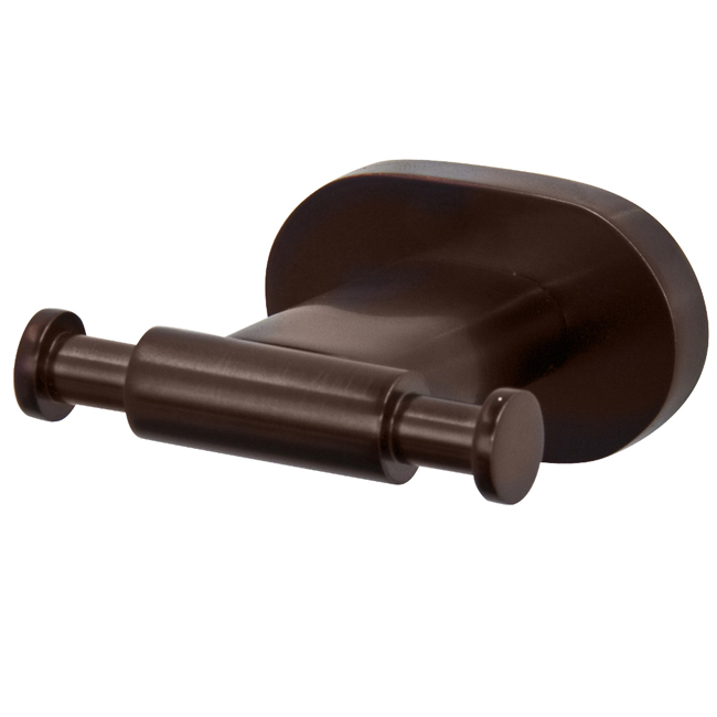Ovando Round Design Double Hook in Oil Rubbed Bronze