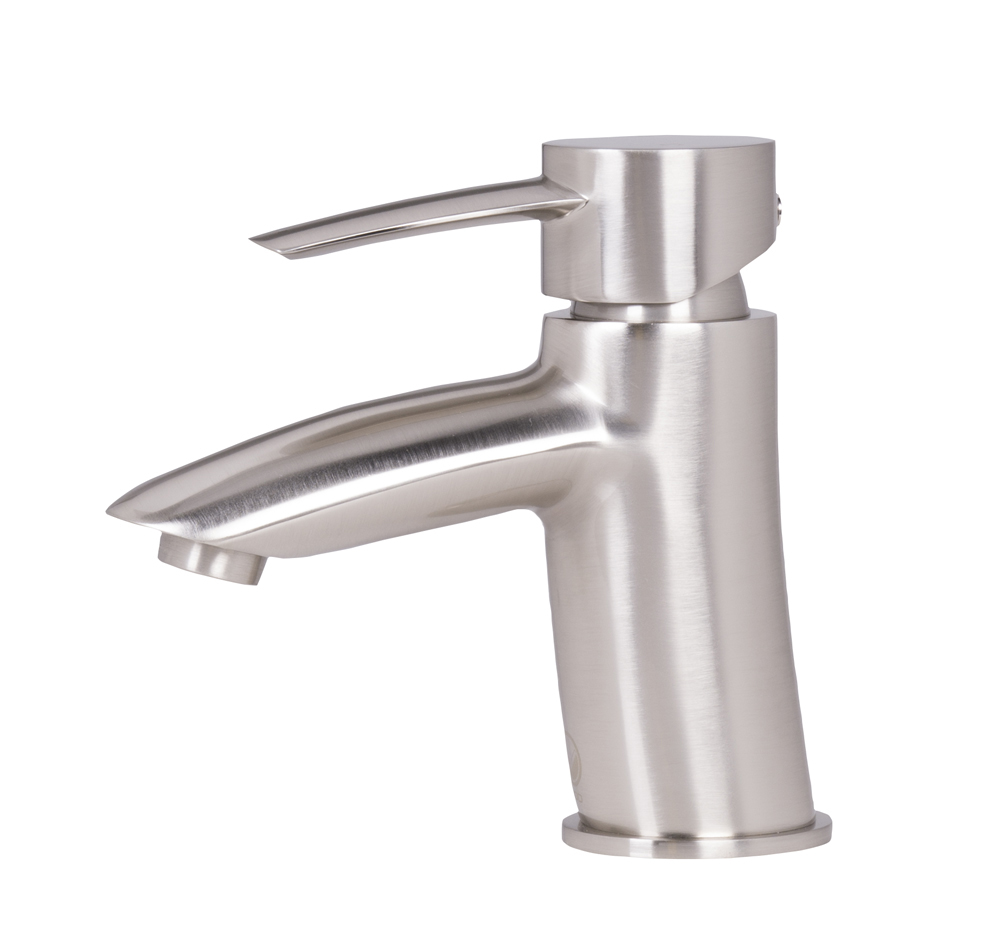 Single Handle Brushed Nickel Finish Faucet