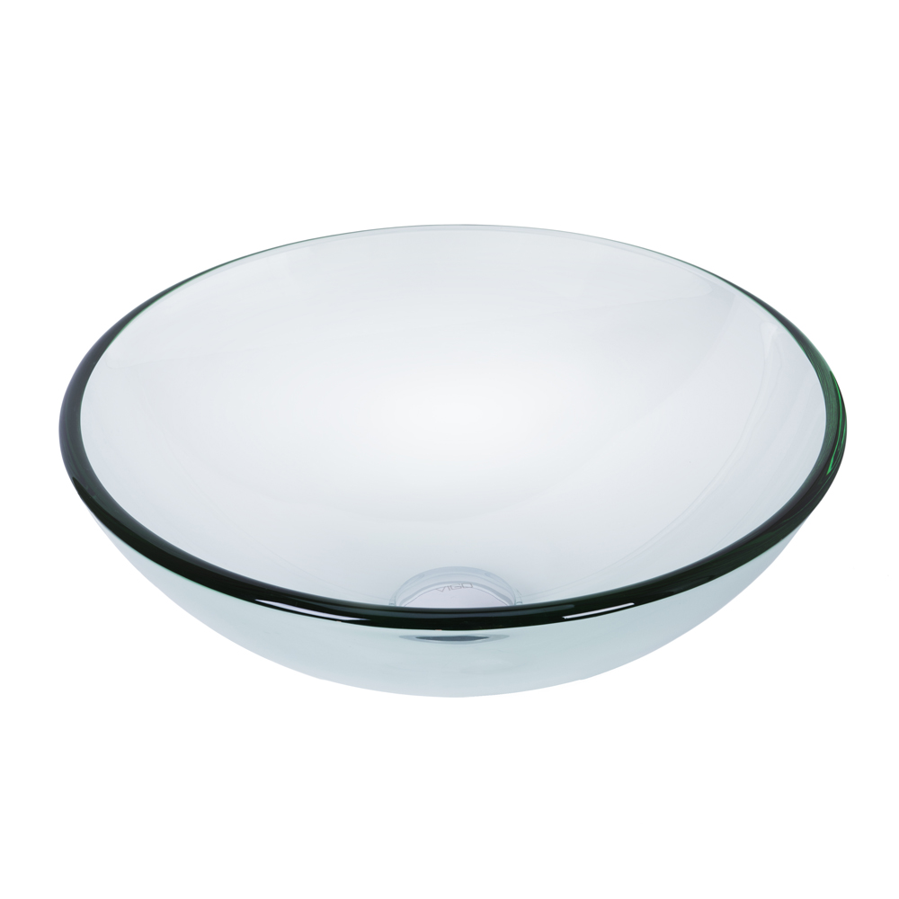 Crystalline Glass Vessel Bathroom Sink
