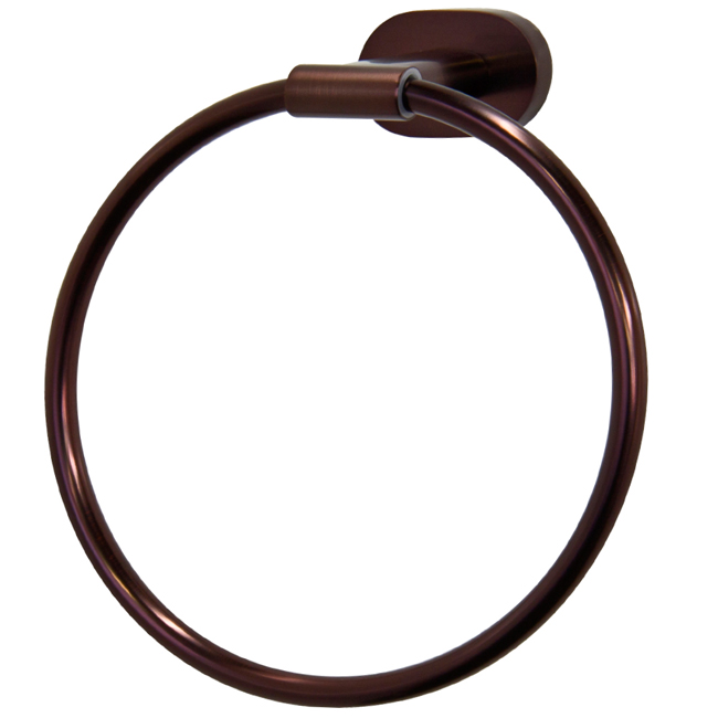 Ovando Round Design Hand Towel Ring in Oil Rubbed Bronze